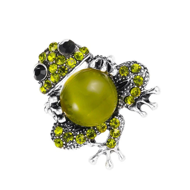 Wholesale Women's Alloy Pet Jewelry With Frog Pattern And Corn Chain Electroplated Earrings And Necklace - Image 9