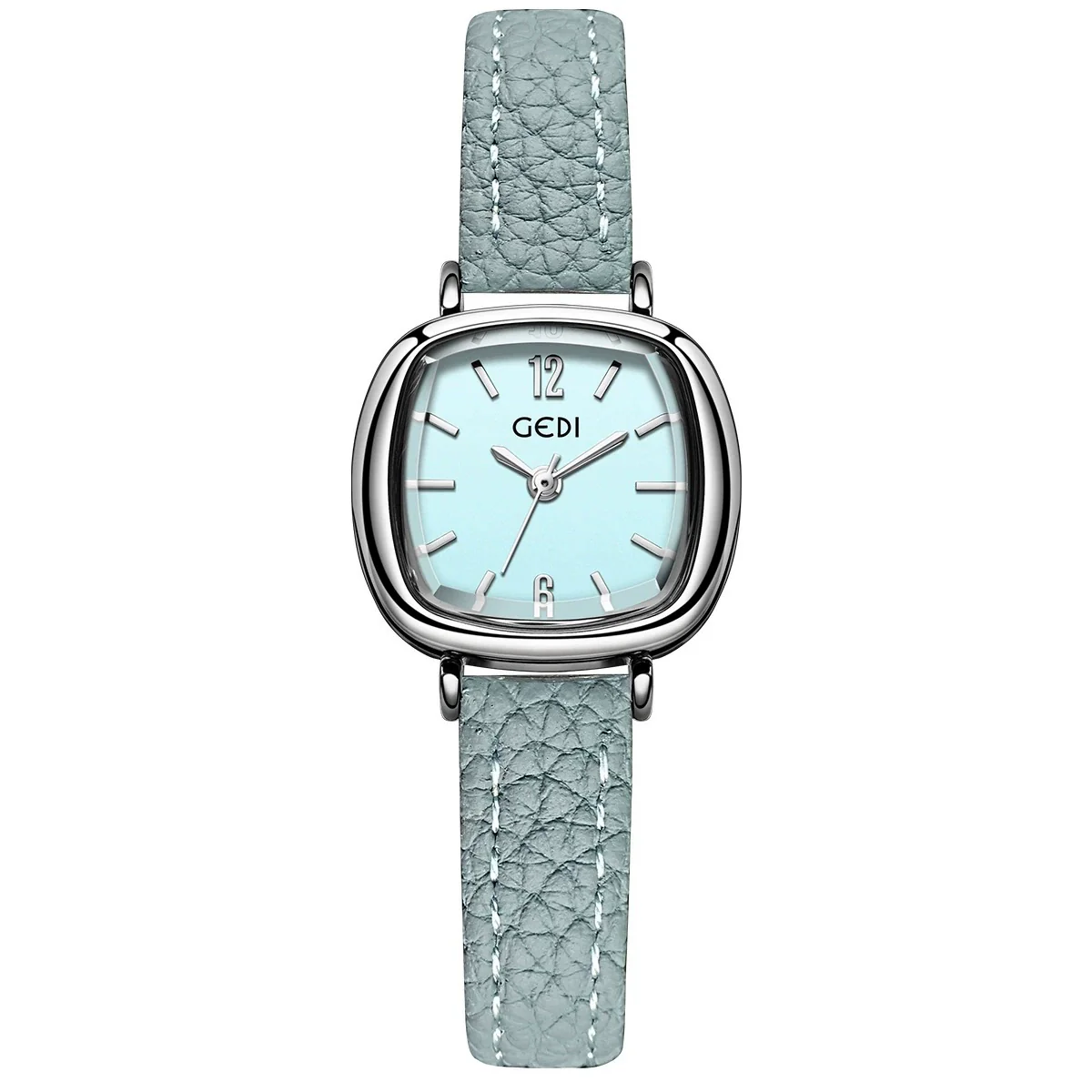 Wholesale Women's Alloy Super Fiber Strap Square Dial Quartz Watch In Retro Style - Image 6