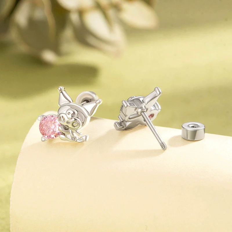 Wholesale Women's Animal Zodiac Style Titanium Steel Electroplated Screw Ear Nails