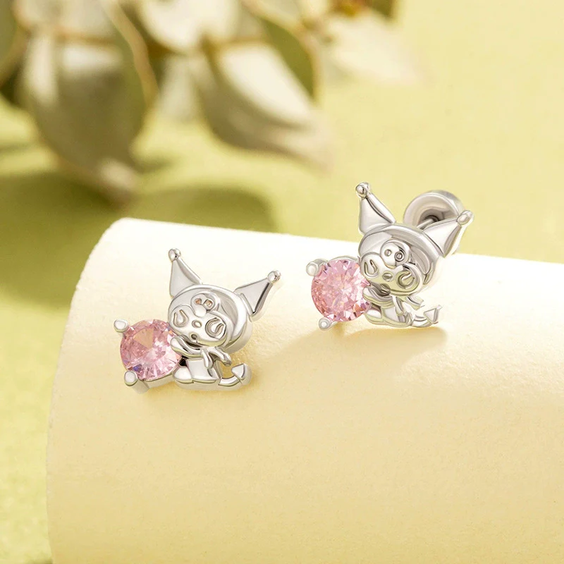 Wholesale Women's Animal Zodiac Style Titanium Steel Electroplated Screw Ear Nails - Image 2