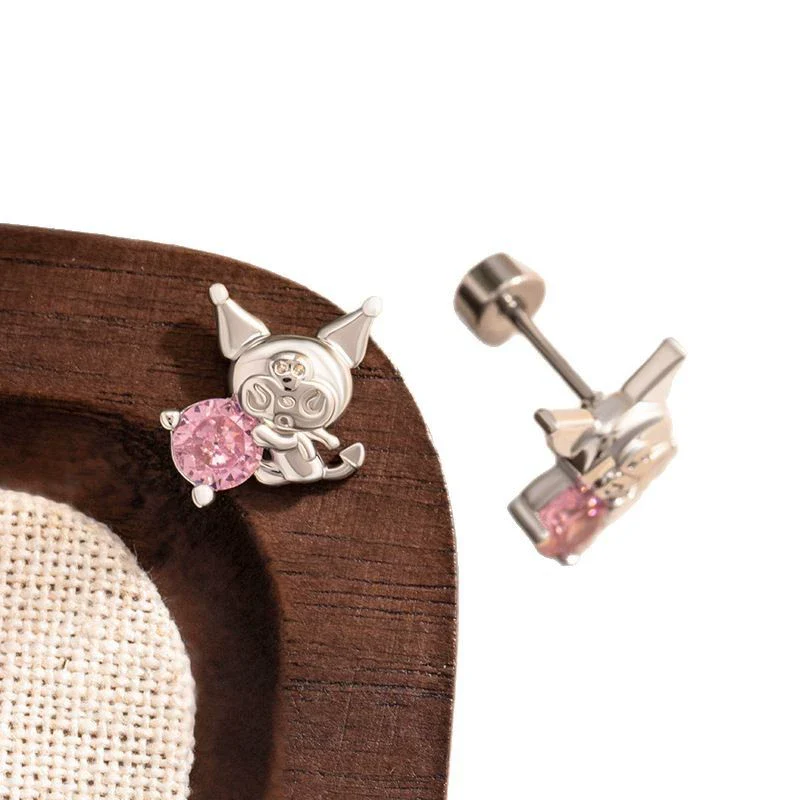 Wholesale Women's Animal Zodiac Style Titanium Steel Electroplated Screw Ear Nails - Image 4