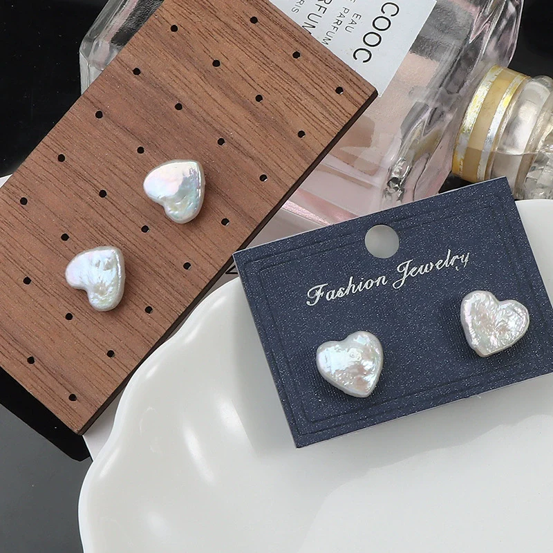 Wholesale Women's Baroque Style 925 Silver Freshwater Pearl Earrings With Special Shape - Image 4