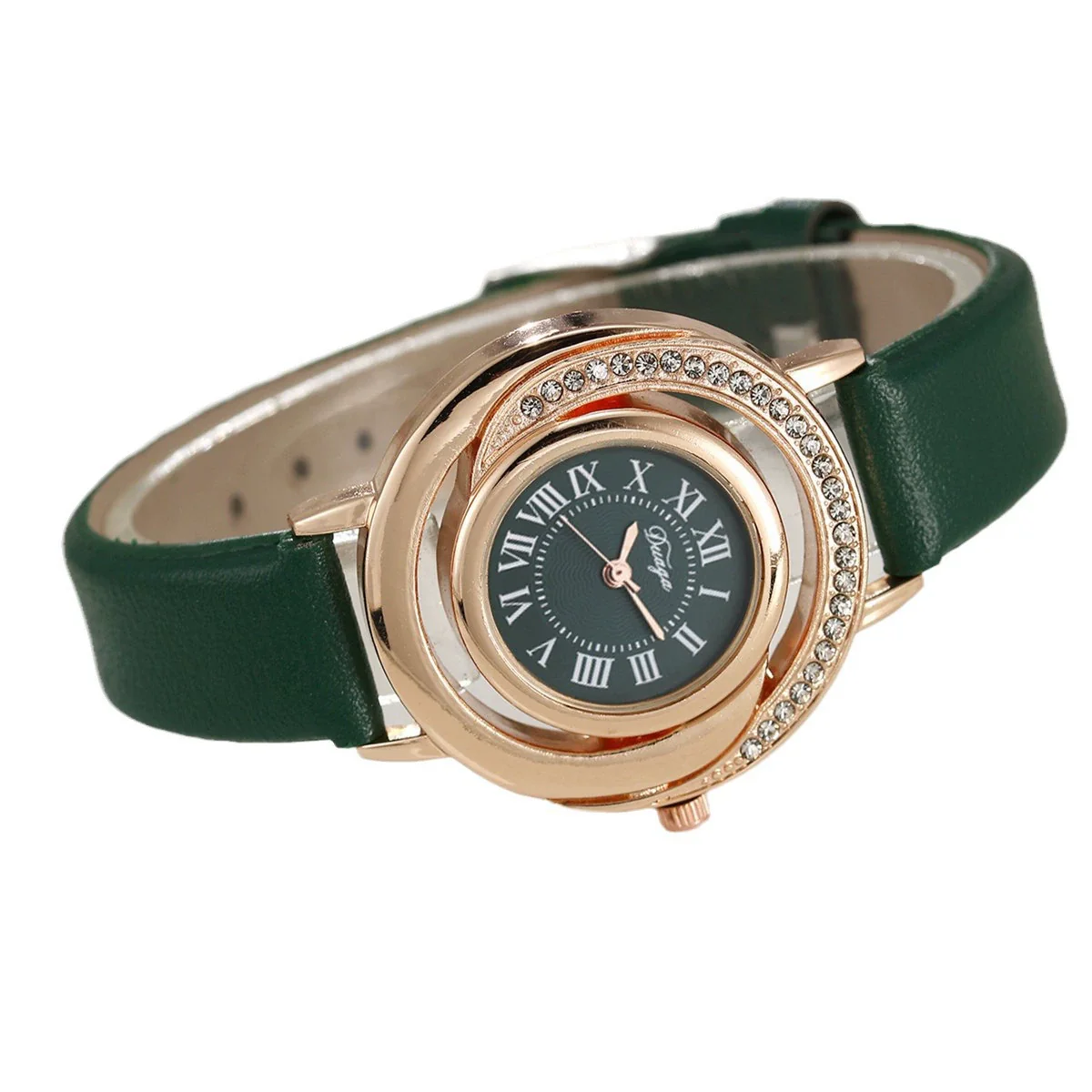 Wholesale Women's Belt Quartz Watch Alloy Case Pu Strap Stainless Steel Buckle Round Dial - Image 5
