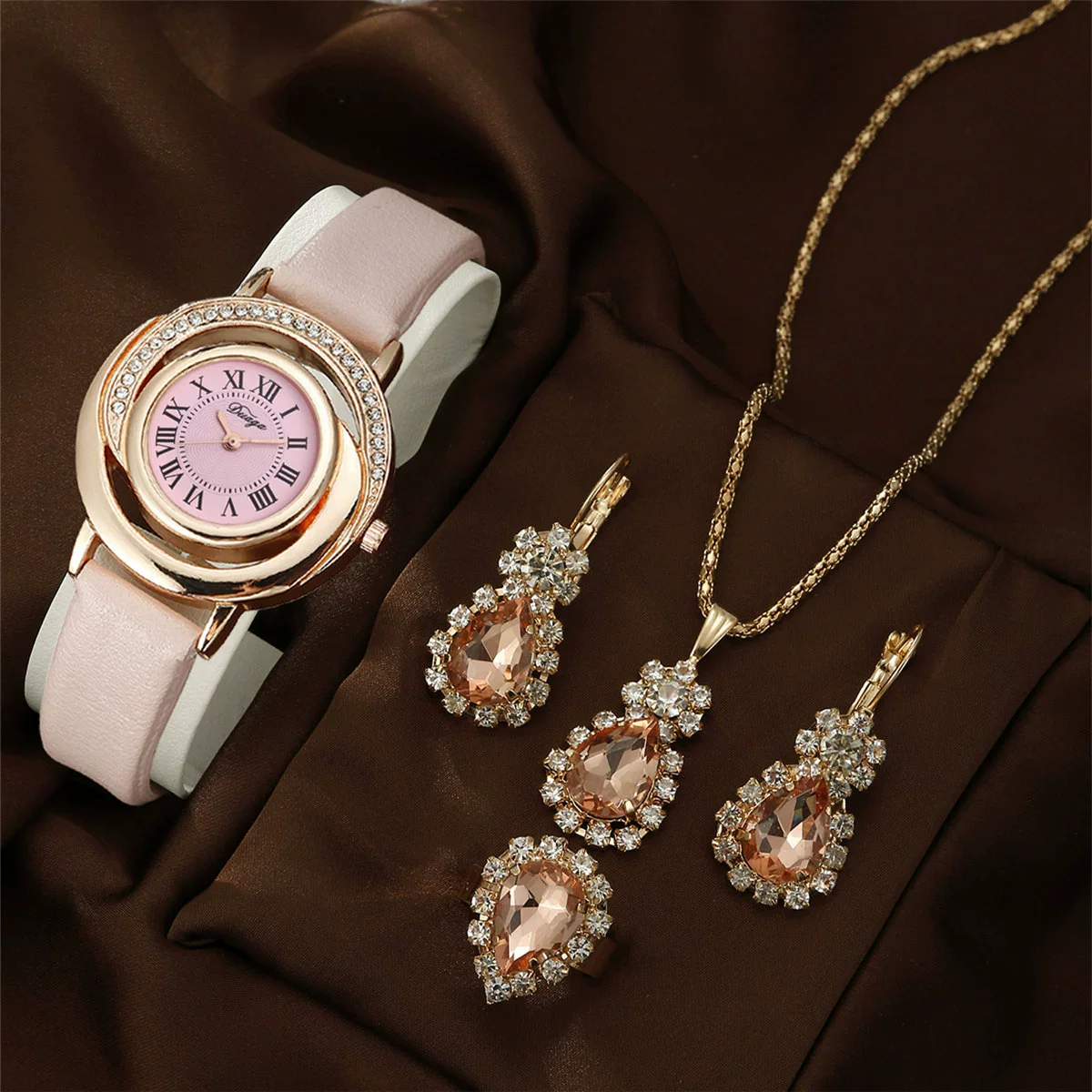Wholesale Women's Belt Quartz Watch Alloy Case Pu Strap Stainless Steel Buckle Round Dial - Image 6