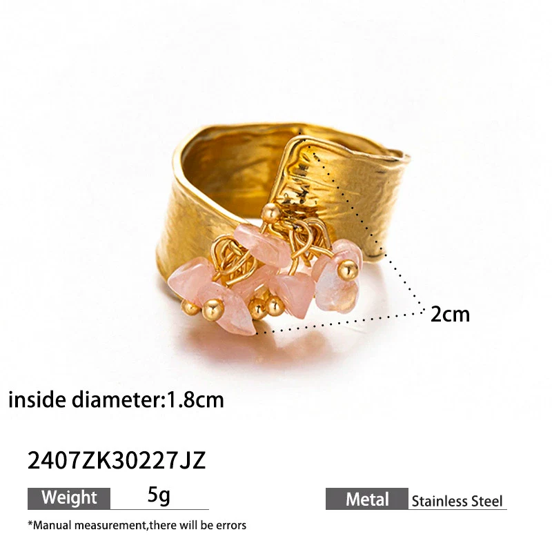 Wholesale Women's Cartoon Character Titanium Steel Electroplated Open Ring Fashion Jewelry - Image 8