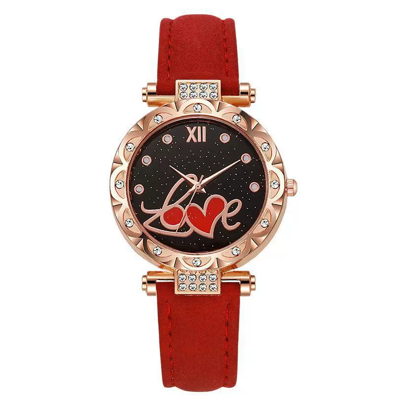 Wholesale Women's Casual Student Quartz Belt Watch Plastic Case Imitation Leather Strap Stainless Steel Buckle Round Dial - Image 5