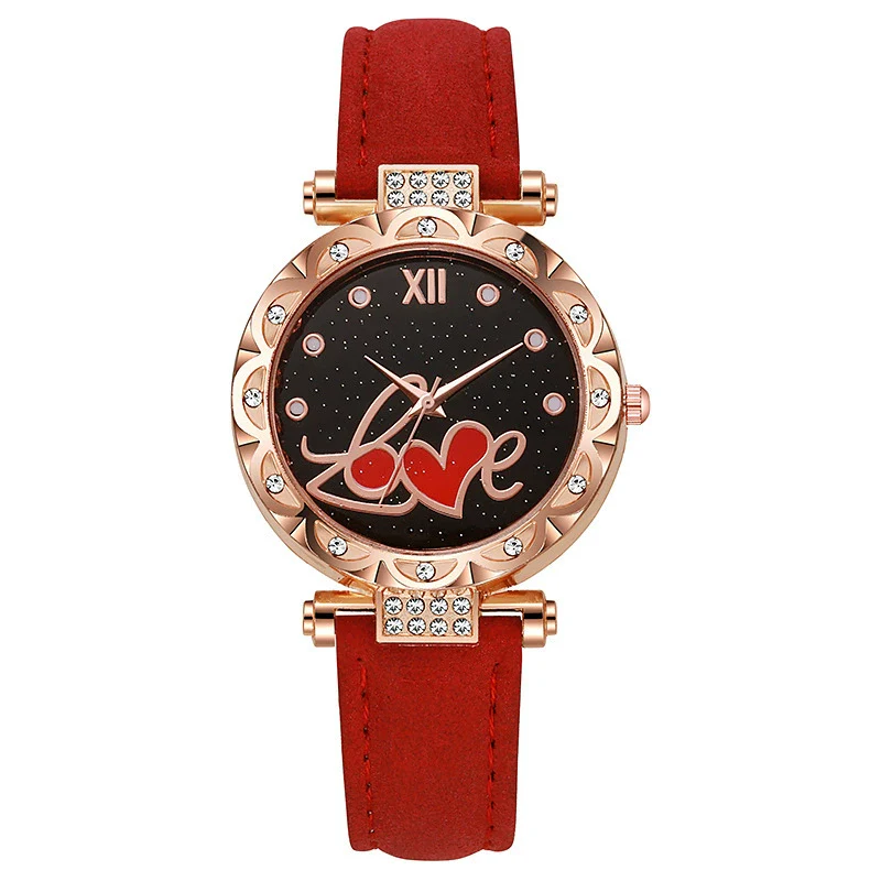 Wholesale Women's Casual Student Quartz Belt Watch Plastic Case Imitation Leather Strap Stainless Steel Buckle Round Dial - Image 6