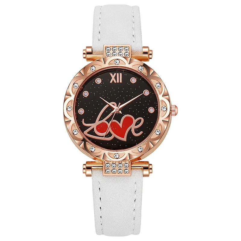 Wholesale Women's Casual Student Quartz Belt Watch Plastic Case Imitation Leather Strap Stainless Steel Buckle Round Dial - Image 8