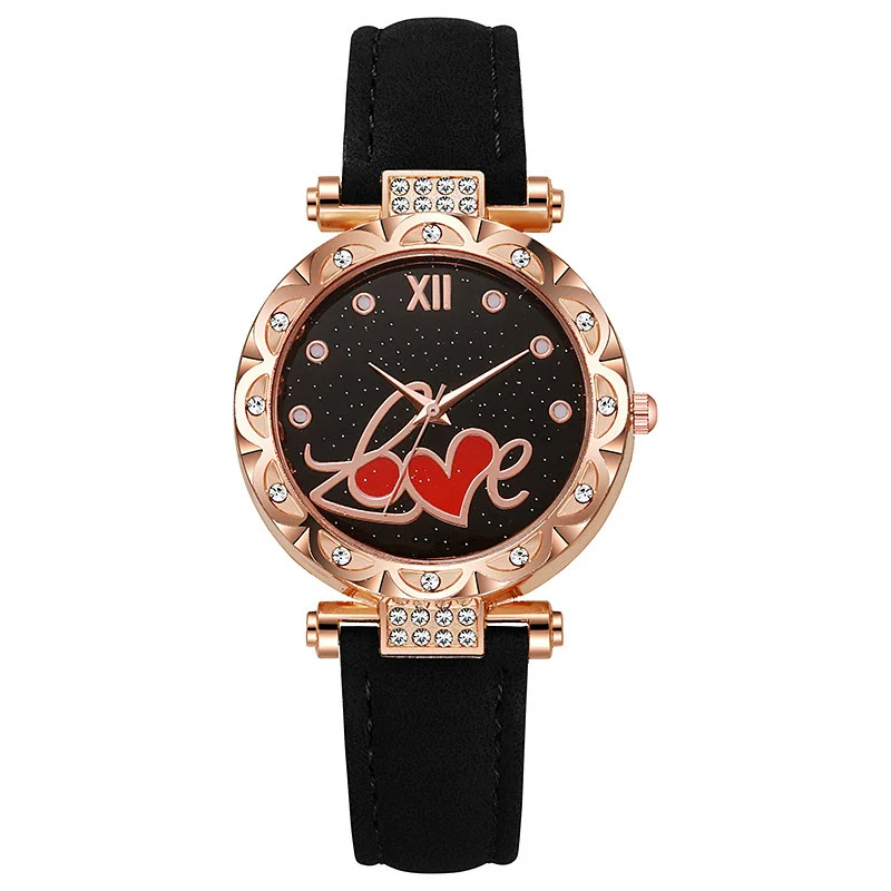Wholesale Women's Casual Student Quartz Belt Watch Plastic Case Imitation Leather Strap Stainless Steel Buckle Round Dial - Image 9