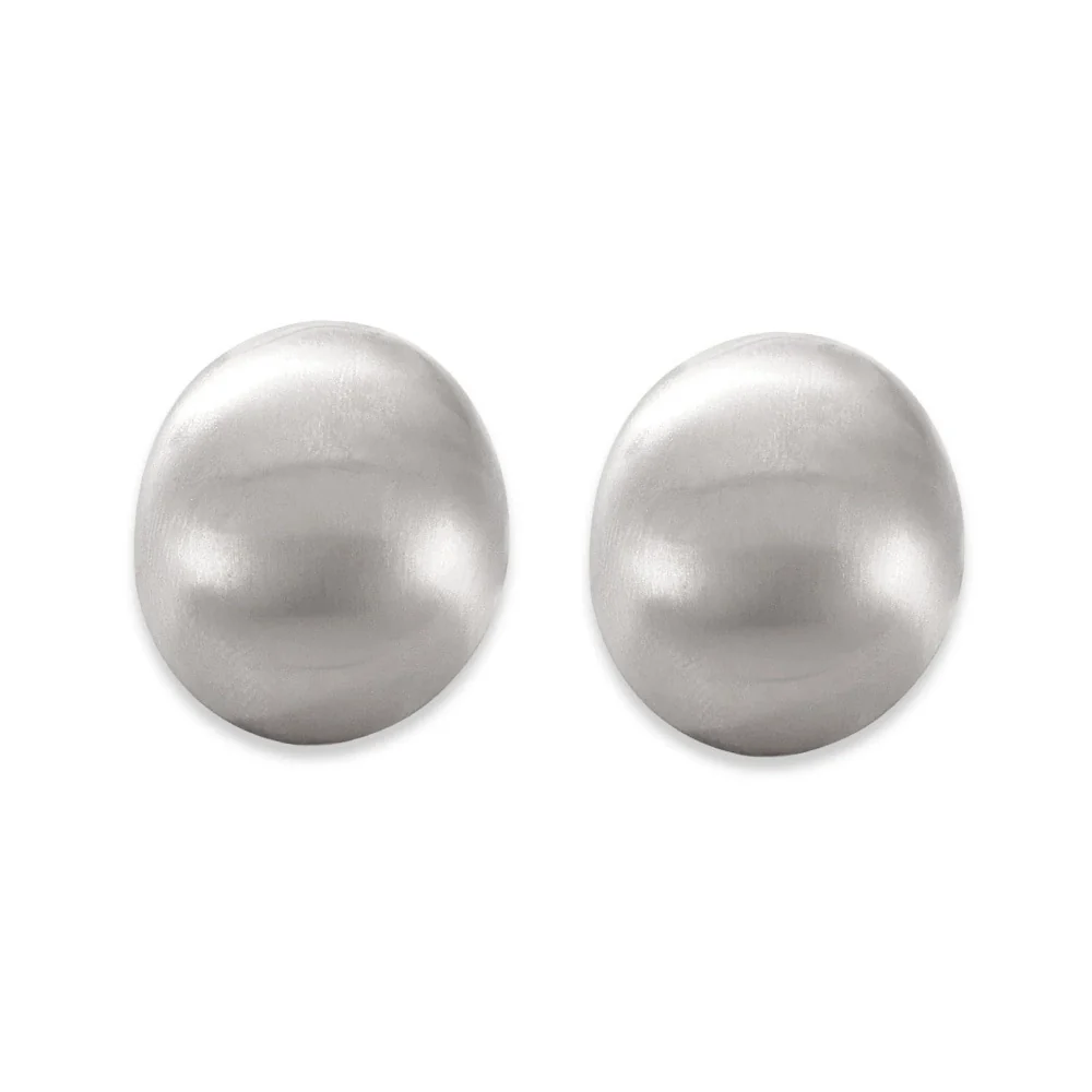 Wholesale Women's Cold Chic Geometric Oval Titanium Steel Electroplated Earrings Fashion Ear Jewelry - Image 7