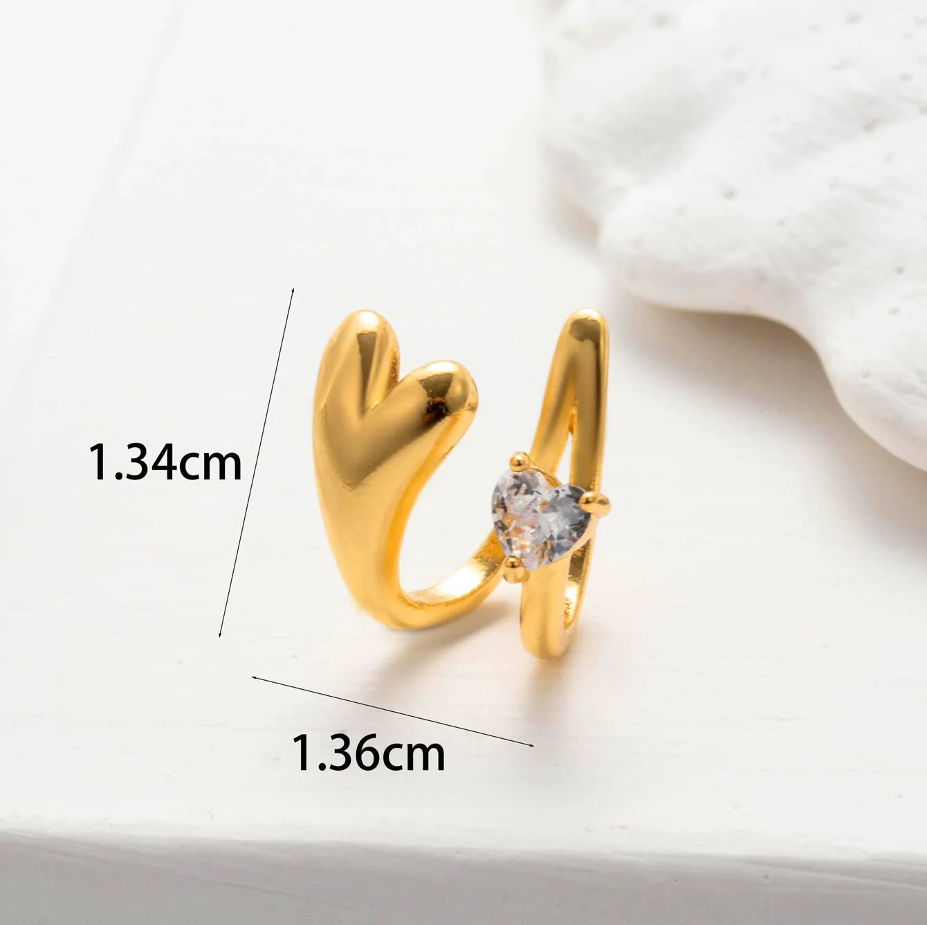 Wholesale Women's Copper Butterfly Cartilage Ear Clip Microinlaid Zircon Geometric Electroplated - Image 8