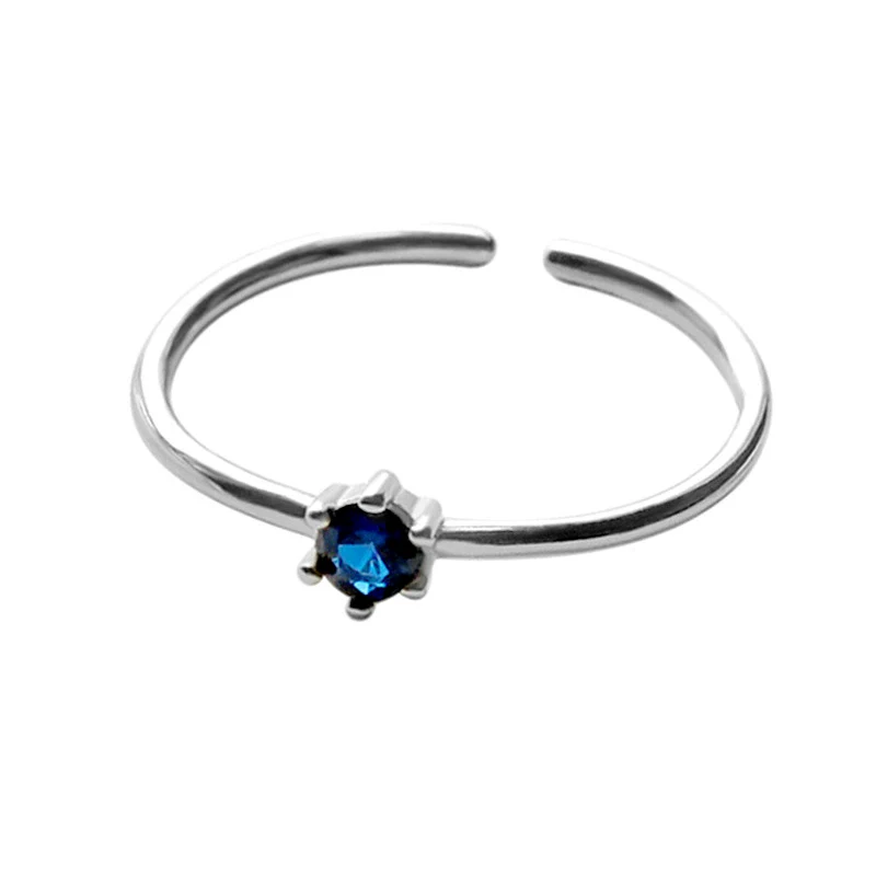 Wholesale Women's Copper Diamondencrusted Zircon Finger Ring Geometric Ins Style Electroplated - Image 5