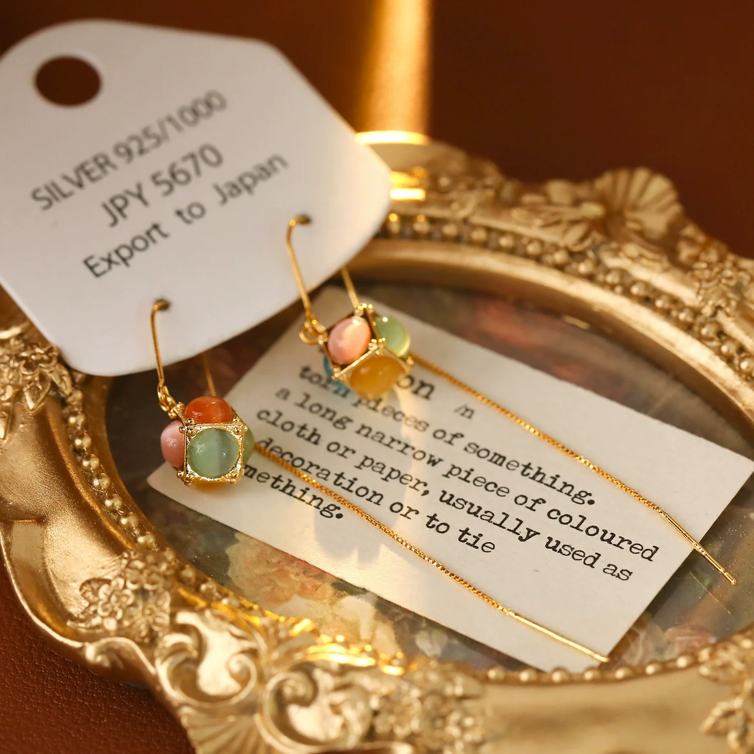 Wholesale Women's Copper Geometric Earrings With Electroplating Fashion Style - Image 2
