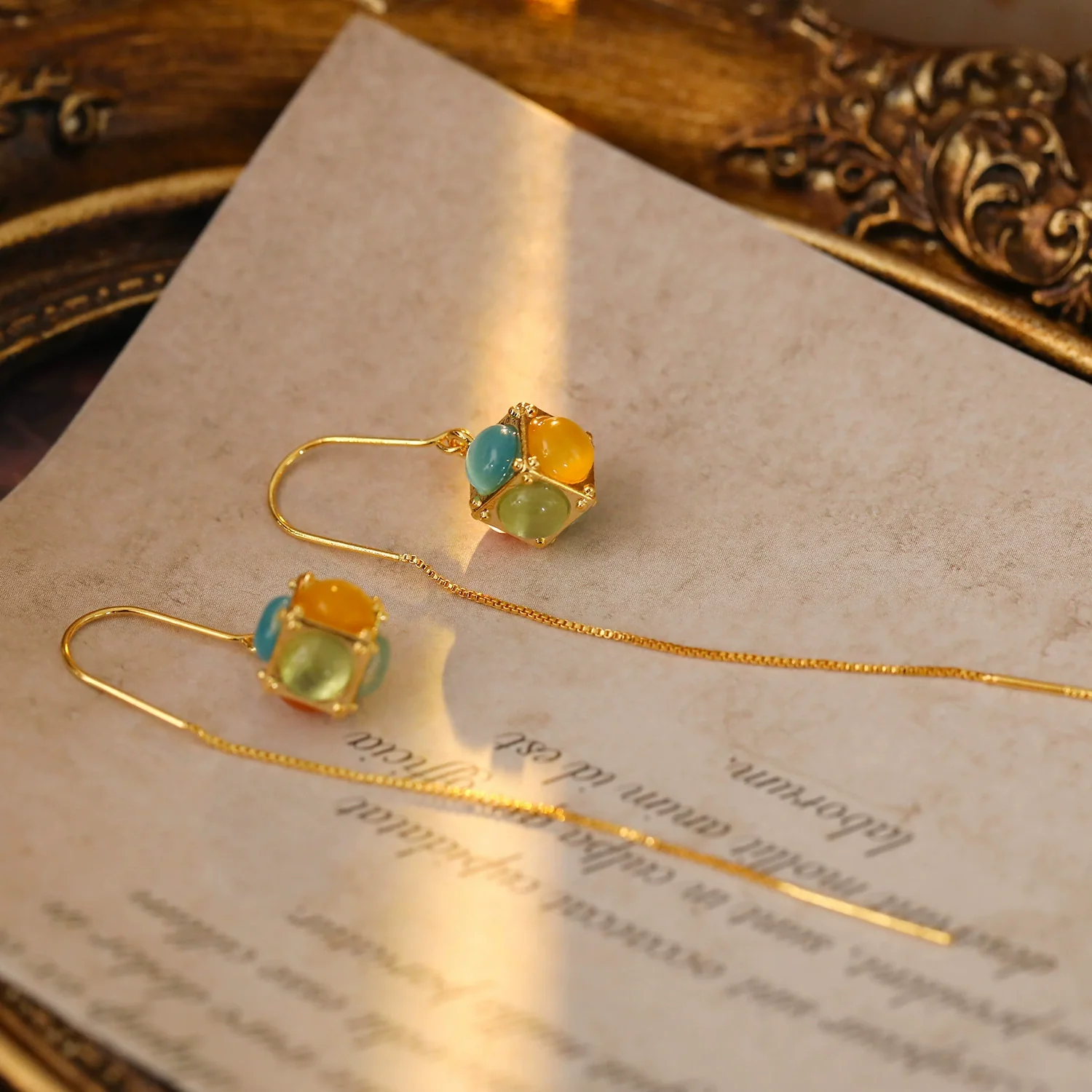 Wholesale Women's Copper Geometric Earrings With Electroplating Fashion Style - Image 4