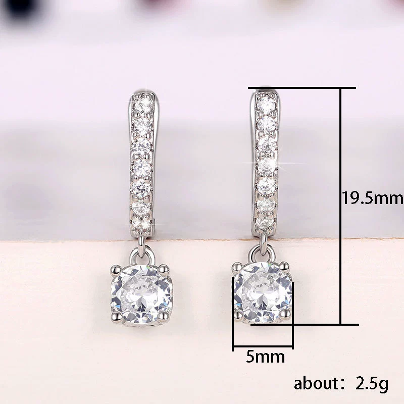 Wholesale Women's Copper Geometric Light Luxury Style Earrings - Image 5