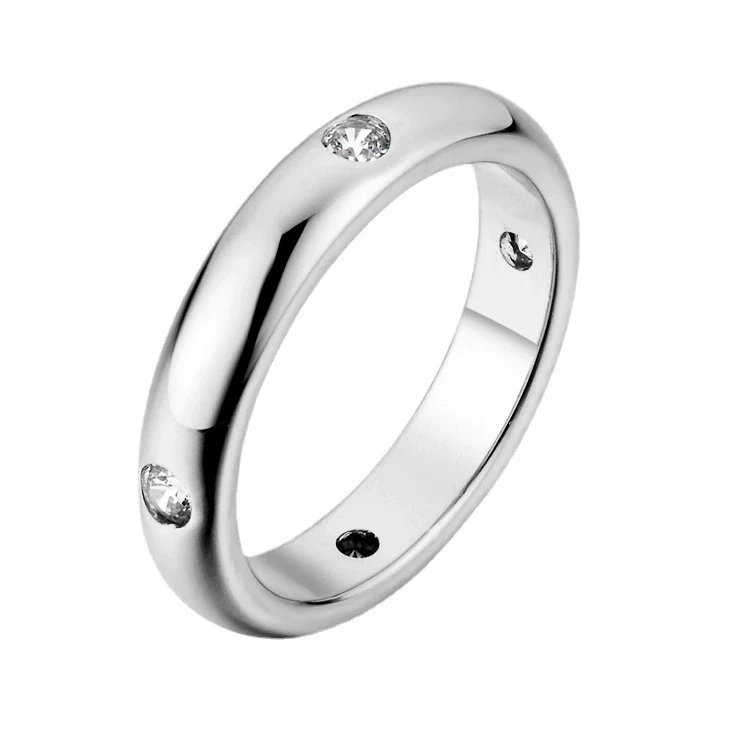 Wholesale Women's Copper Geometric Ring With Electroplating Process - Image 5
