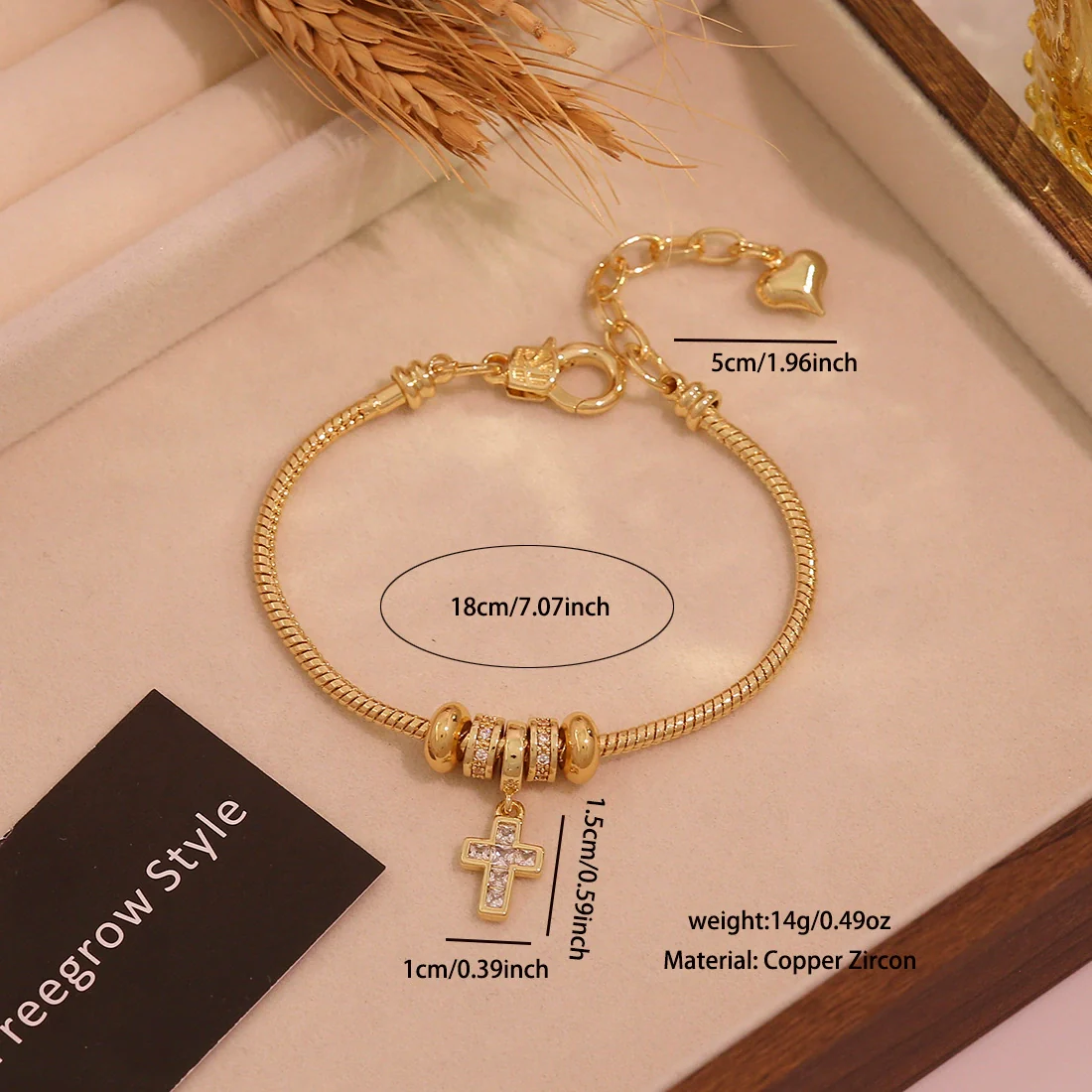 Wholesale Women's Cute Virgin Pendant Bracelet With Real Gold Plated Environmentally Friendly Copper Microinlay Jewelry Accessories - Image 10