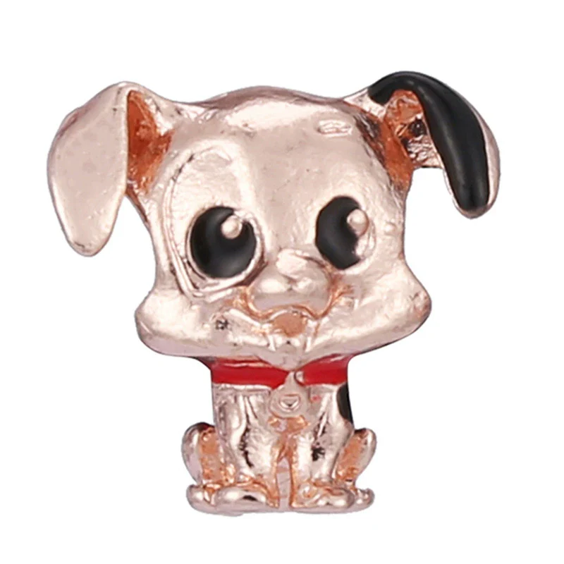 Wholesale Women's Diy Loose Beads Bracelet With Cartoon Animal Pendant Made Of Alloy Metal With Totem Pattern And Electroplating Treatment - Image 11
