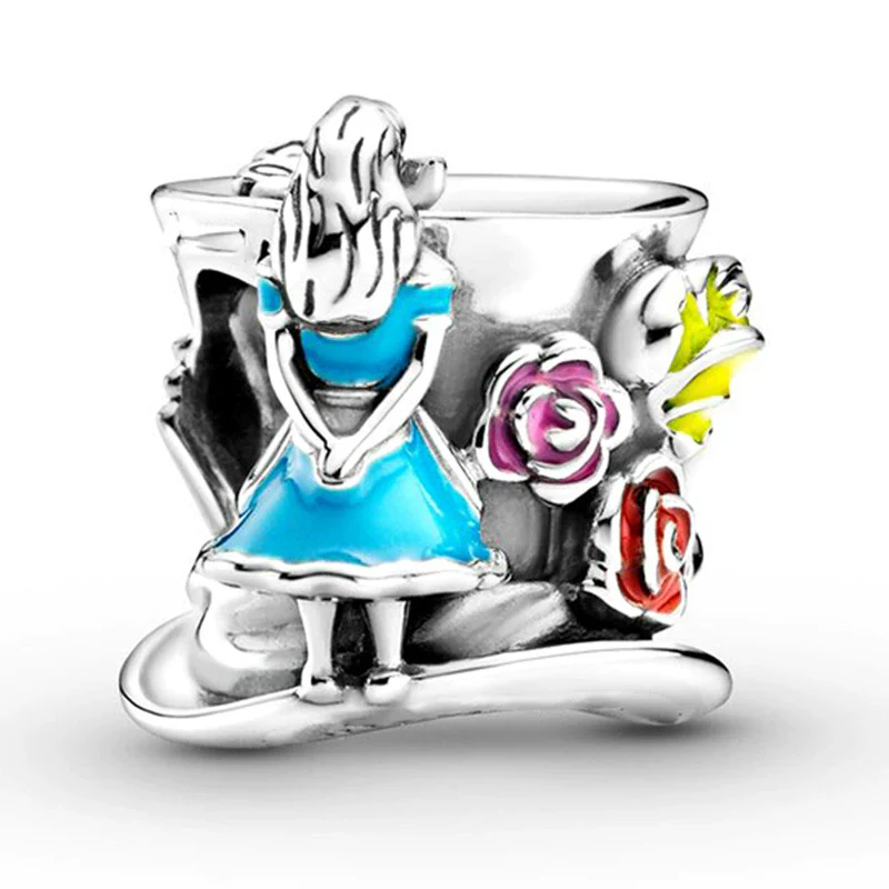 Wholesale Women's Diy Loose Beads Bracelet With Cartoon Animal Pendant Made Of Alloy Metal With Totem Pattern And Electroplating Treatment - Image 23