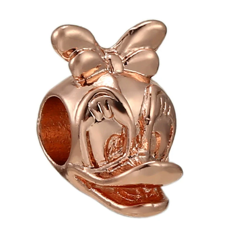 Wholesale Women's Diy Loose Beads Bracelet With Cartoon Animal Pendant Made Of Alloy Metal With Totem Pattern And Electroplating Treatment - Image 25