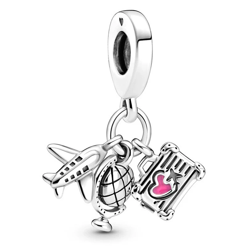 Wholesale Women's Diy Loose Beads Bracelet With Cartoon Animal Pendant Made Of Alloy Metal With Totem Pattern And Electroplating Treatment - Image 26