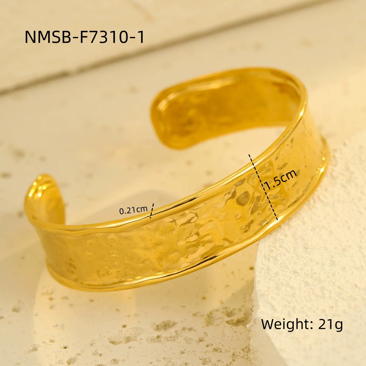Wholesale Women's Electroplated Geometric Drop Shape Stainless Steel Jewelry Earrings Bracelets Rings - Image 11