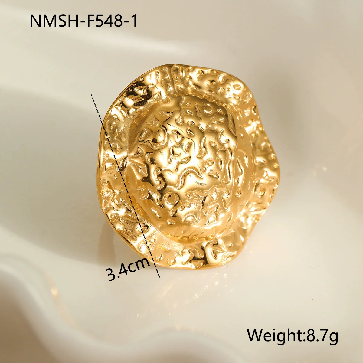 Wholesale Women's Electroplated Geometric Drop Shape Stainless Steel Jewelry Earrings Bracelets Rings - Image 14