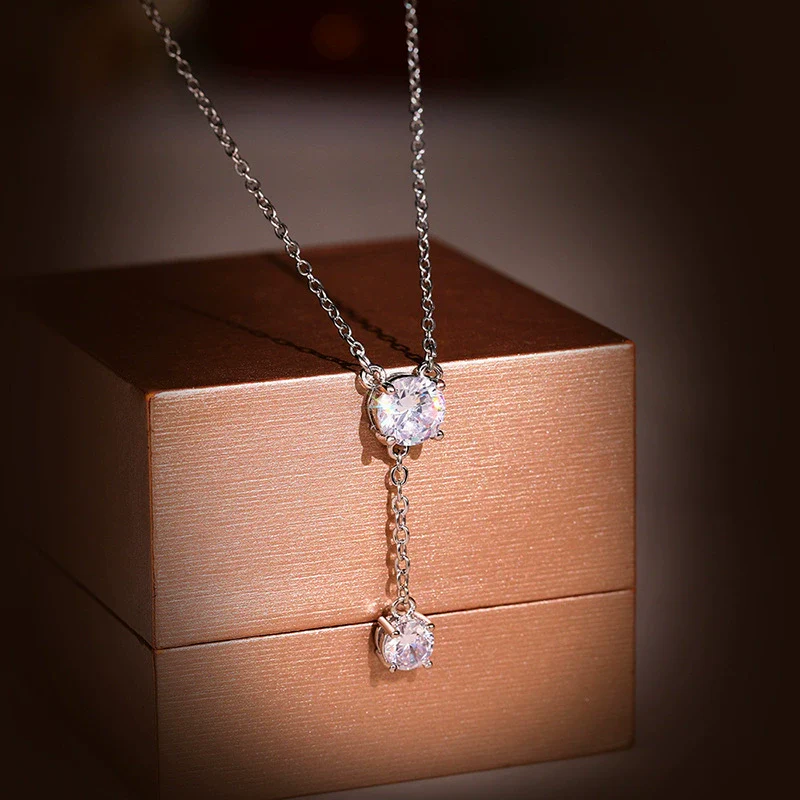 Wholesale Women's Fantasy Bubble Round Copper Ochain Necklace With Geometric Design And Electroplating Treatment - Image 3
