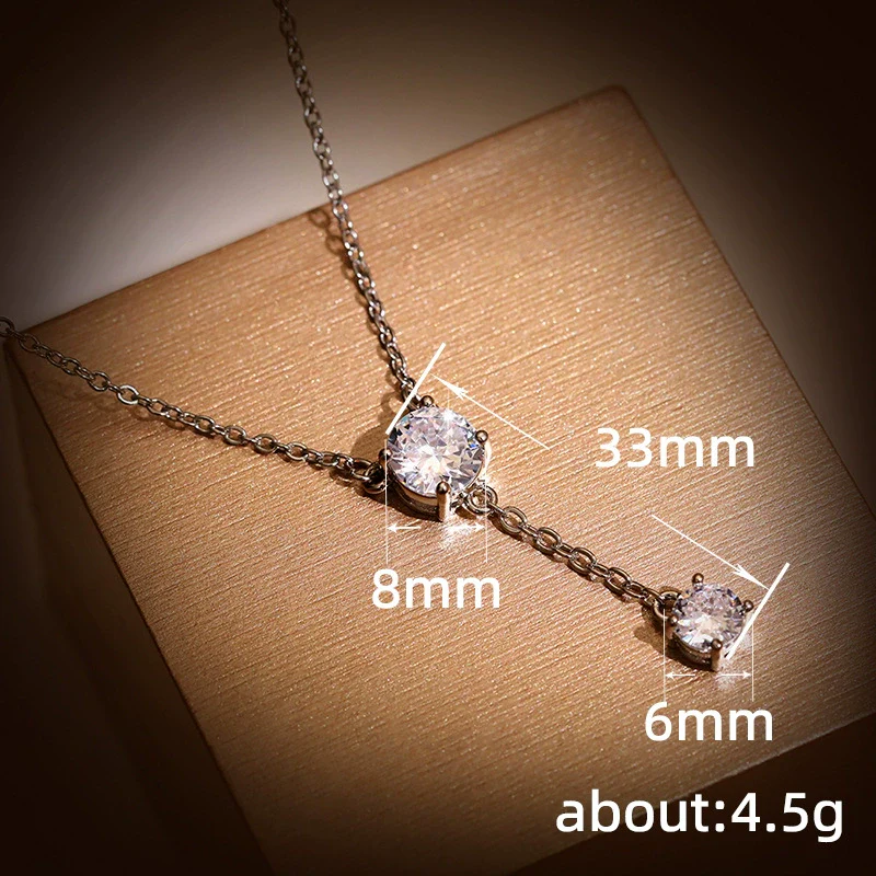 Wholesale Women's Fantasy Bubble Round Copper Ochain Necklace With Geometric Design And Electroplating Treatment - Image 5