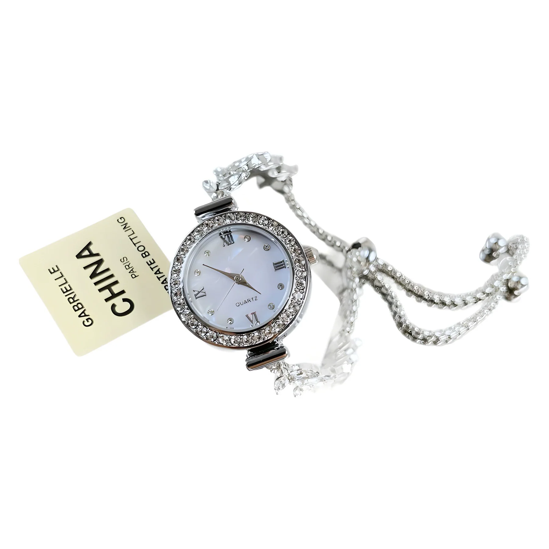 Wholesale Women's Fashion Alloy Bracelet Quartz Watch With Round Dial And Mermaid Style - Image 5