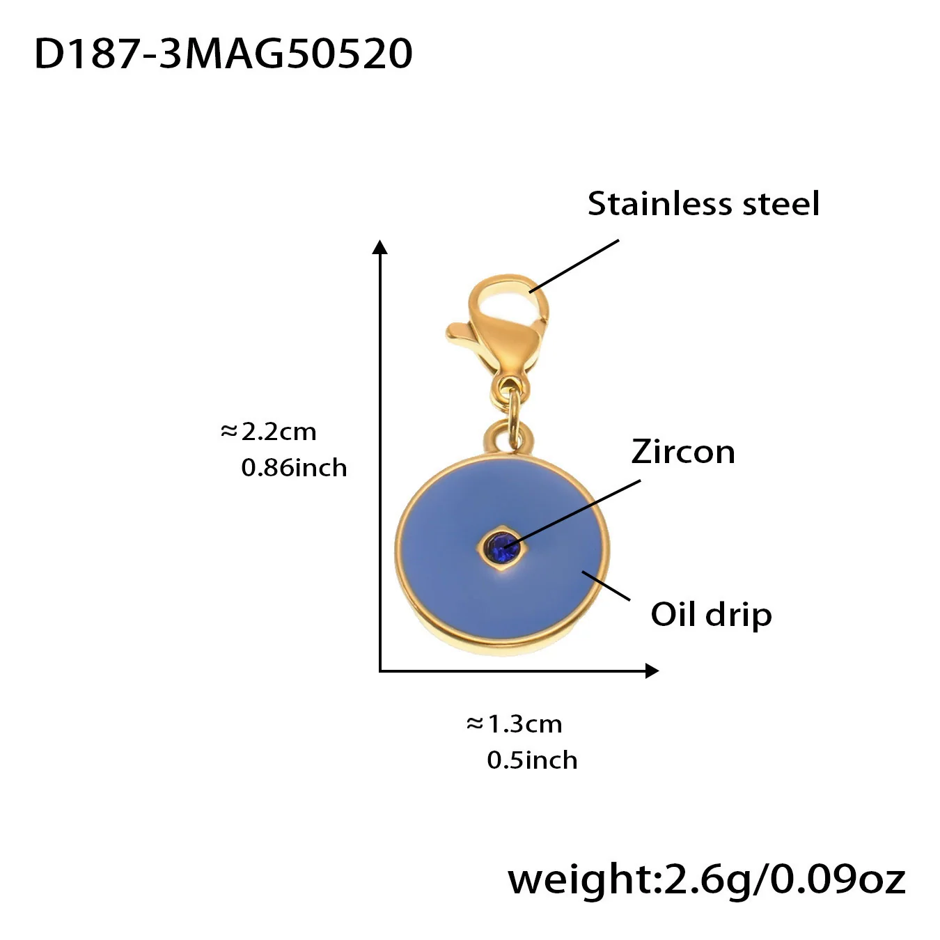 Wholesale Women's Fashion Electroplated Stainless Steel Geometric Ferris Wheel Enamel Glaze Bracelet Luxury Jewelry - Image 29