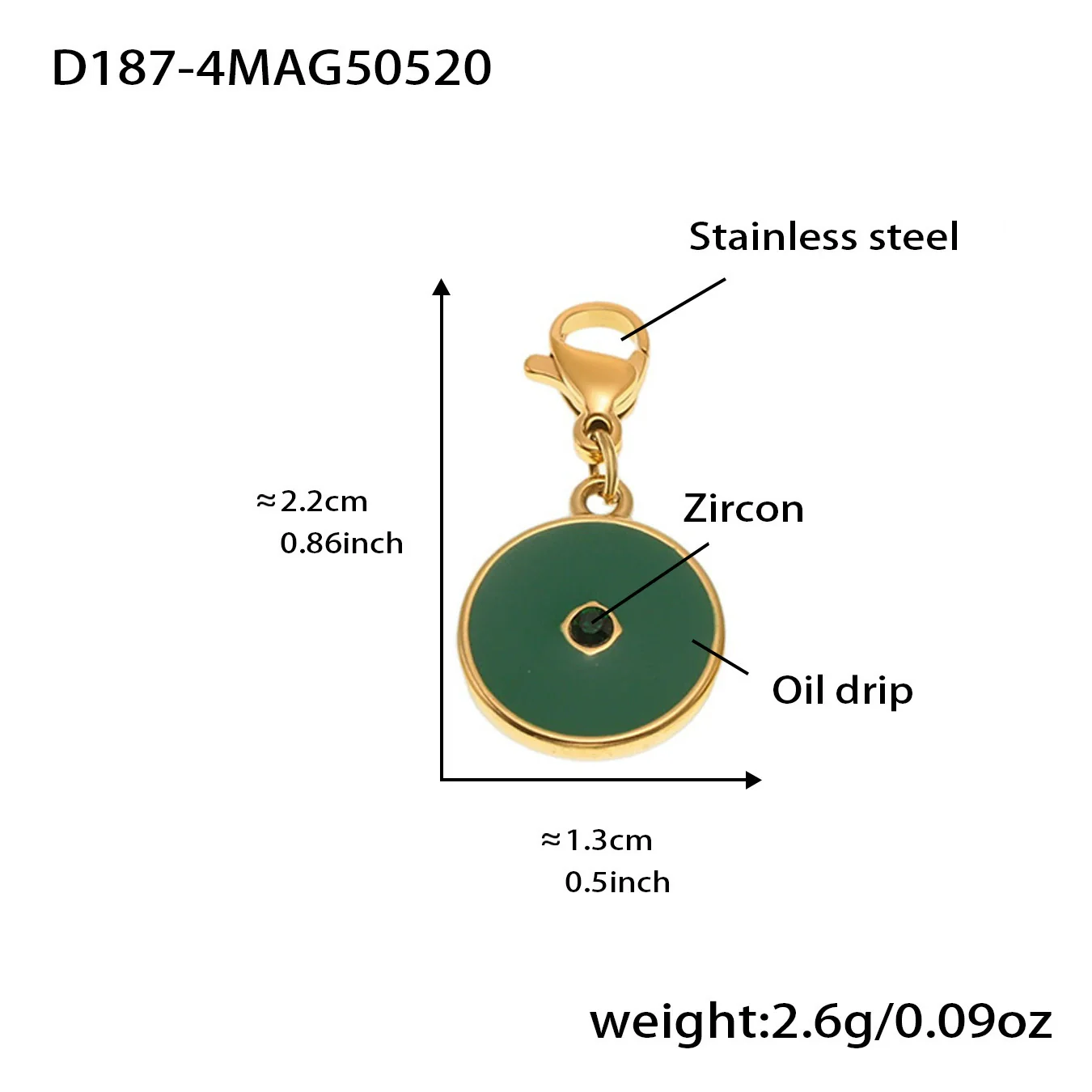 Wholesale Women's Fashion Electroplated Stainless Steel Geometric Ferris Wheel Enamel Glaze Bracelet Luxury Jewelry - Image 30