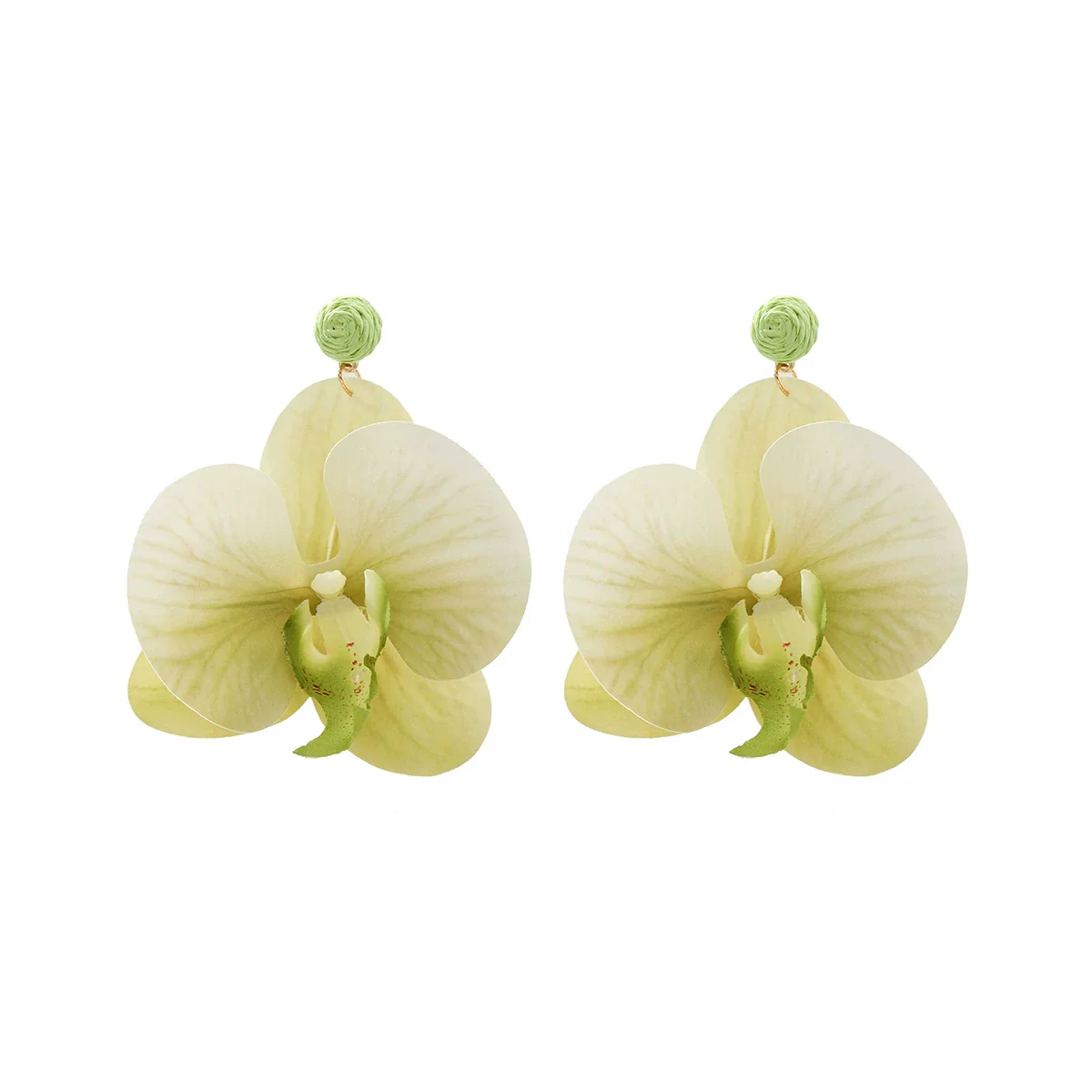 Wholesale Women's Fashion Flower Shape Zinc Alloy Electroplated Earrings - Image 5