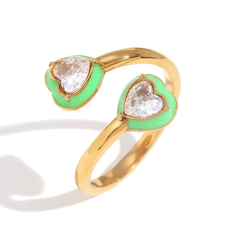 Wholesale Women's Fashion Geometric Stainless Steel 18K Gold Electroplated Swirl Knotted Daisy Ring - Image 9