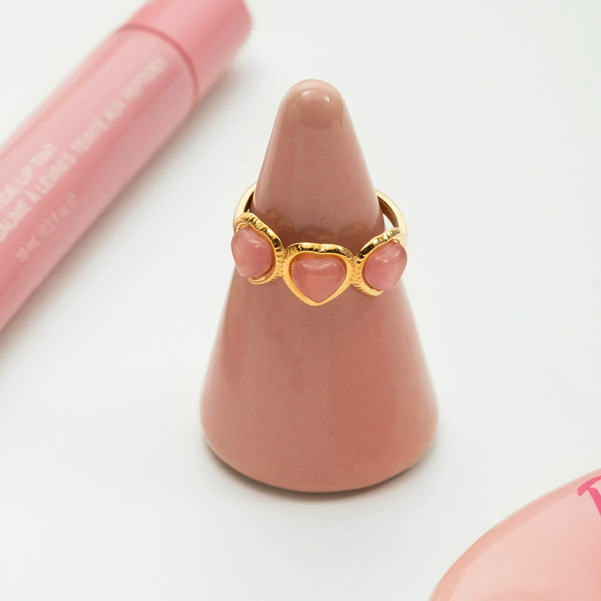 Wholesale Women's Fashion Geometric Stainless Steel Electroplated Ring Accessories - Image 4