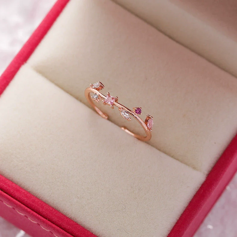Wholesale Women's Fashion Natural Copper Flower Ring With Geometric Styling And Electroplating Treatment - Image 21