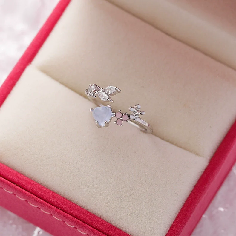 Wholesale Women's Fashion Natural Copper Flower Ring With Geometric Styling And Electroplating Treatment - Image 24