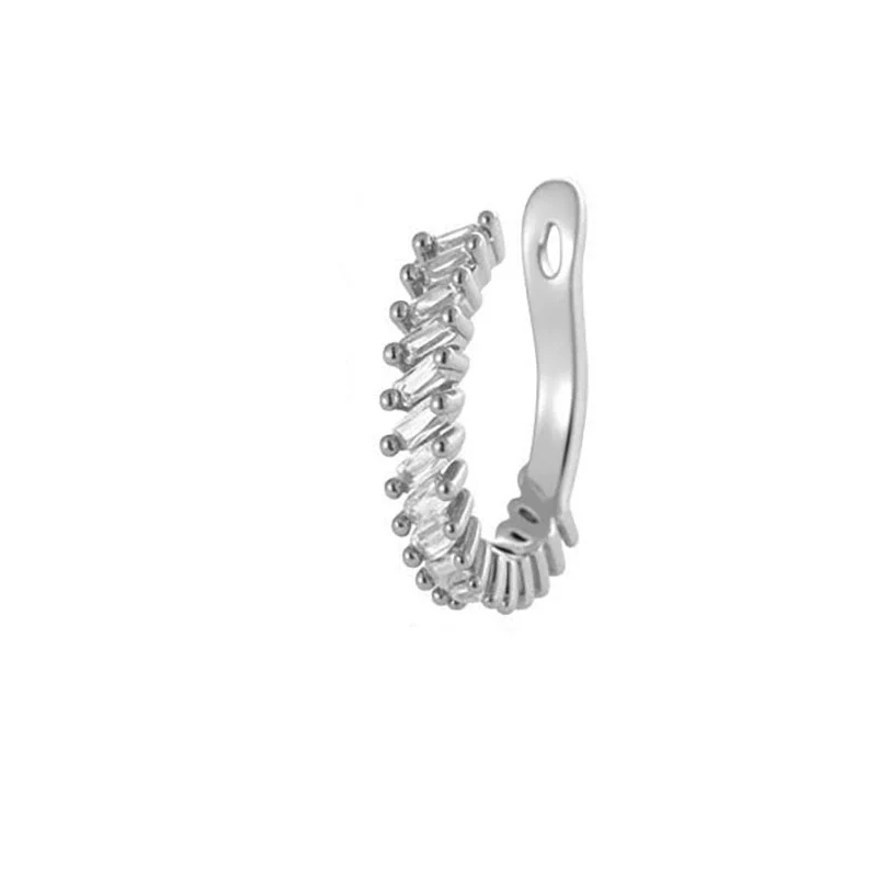 Wholesale Women's Fashion Ol Copper Ushaped Inlaid Zircon Antipain Ear Clips - Image 15
