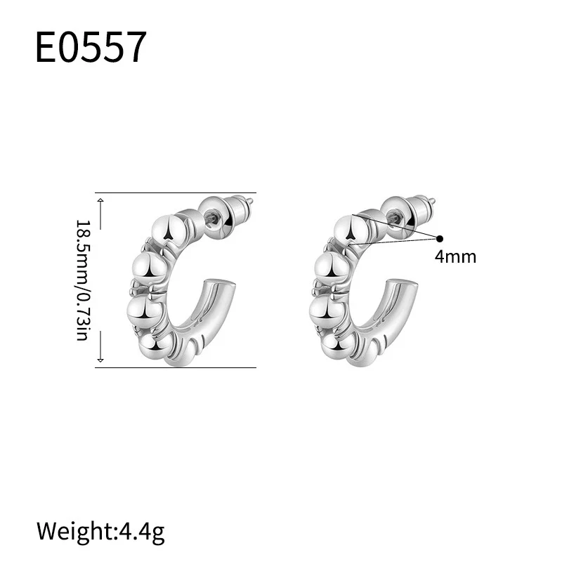 Wholesale Women's Fashion Pearl Geometric Earrings With Electroplating - Image 7