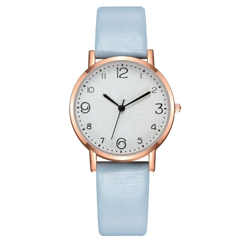 Wholesale Women's Fashion Quartz Watch With Alloy Case Leather Strap And Round Dial - Image 12