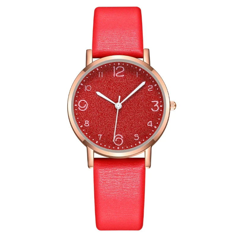 Wholesale Women's Fashion Quartz Watch With Alloy Case Leather Strap And Round Dial - Image 5