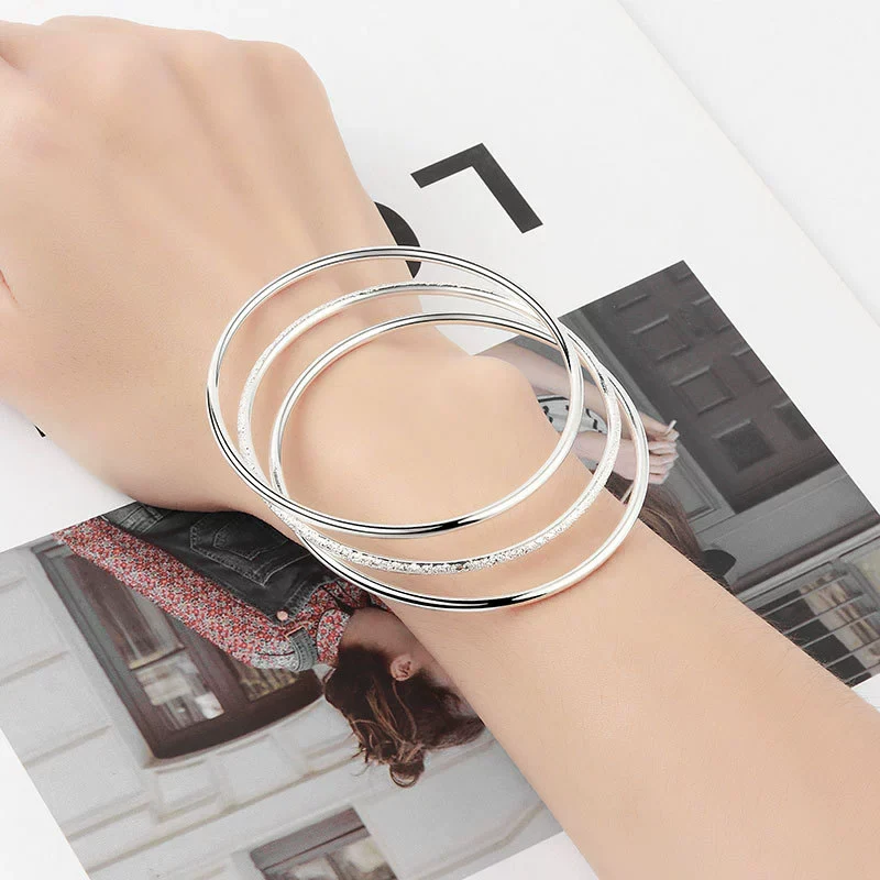 Wholesale Women's Fashion Simple Geometric Copper Electroplated Dreamcatcher Bracelet For Girlfriends - Image 4