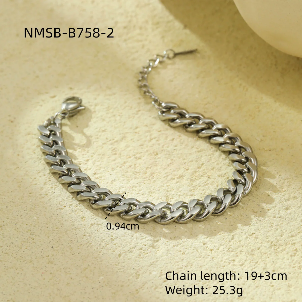 Wholesale Women's Geometric And Heart Shape 18K Gold Electroplated Stainless Steel Bracelet In Fashion Style - Image 18