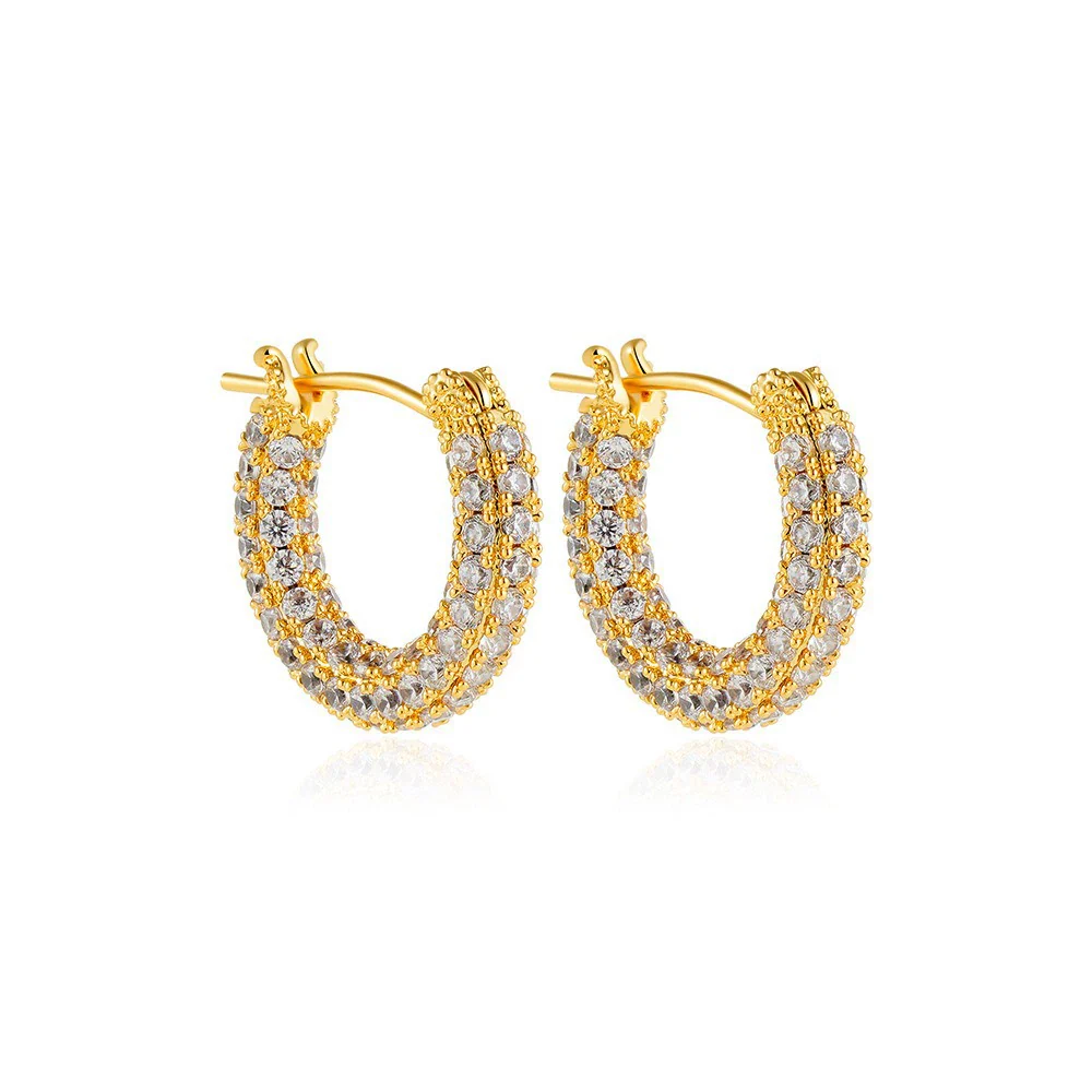 Wholesale Women's Geometric Copper Electroplated French Medieval Vintage Court Style Earrings - Image 5