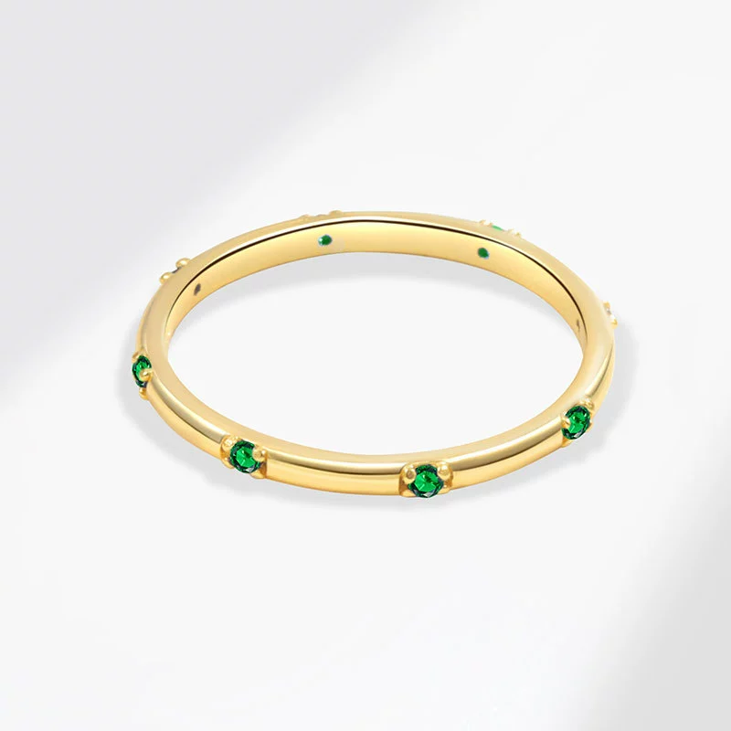 Wholesale Women's Geometric Copper Zircon Inlaid Electroplated Fashion Light Luxury Ring - Image 6
