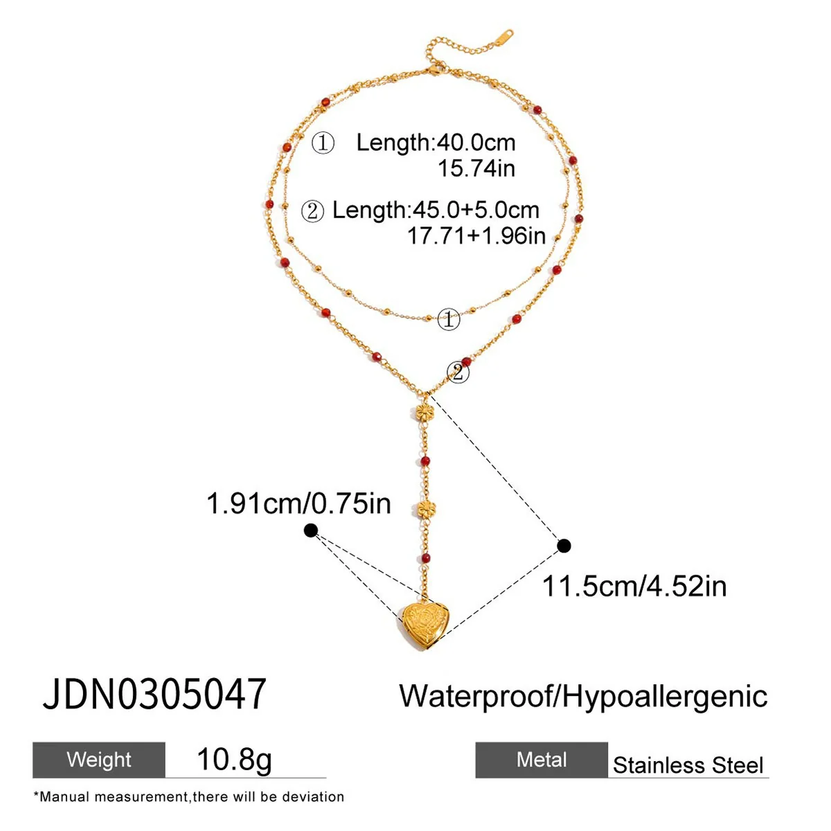 Wholesale Women's Geometric Cross Long Yshaped Necklace Electroplated Titanium Steel And Stainless Steel Jewelry - Image 10