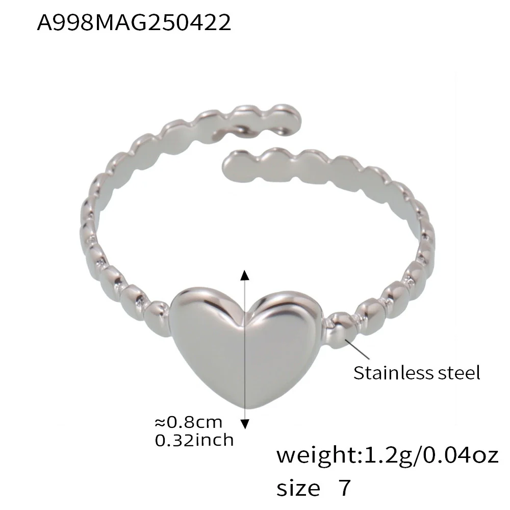 Wholesale Women's Geometric Ferris Wheel Exaggerated Wide Irregular Branchshaped Stainless Steel Goldplated Ring - Image 9