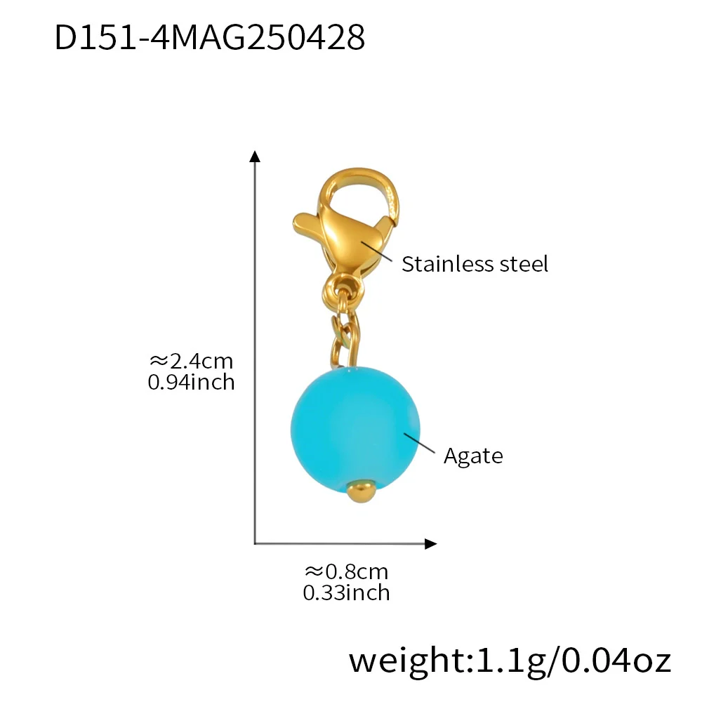 Wholesale Women's Geometric Ferris Wheel Heart Enamel Multiaccessory Necklace 18K Gold Plated Stainless Steel And Titanium Steel - Image 20