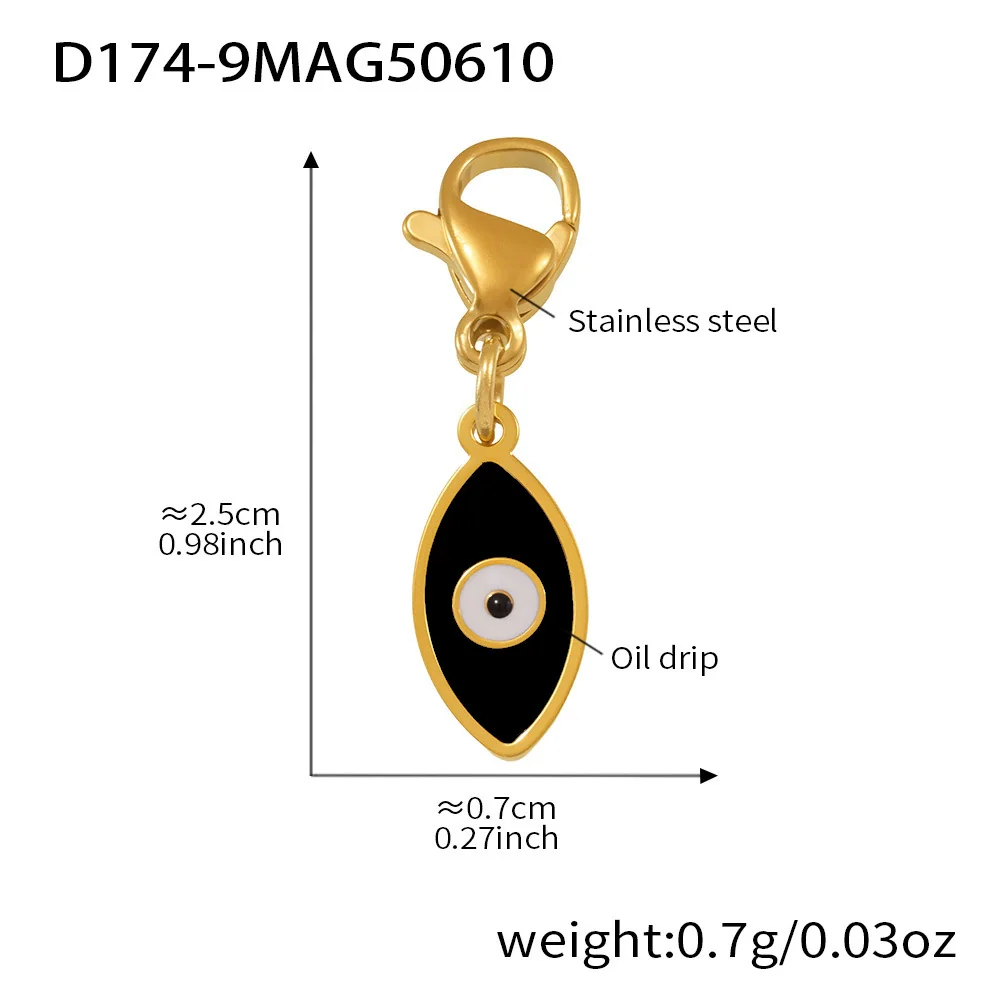 Wholesale Women's Geometric Ferris Wheel Heart Enamel Multiaccessory Necklace 18K Gold Plated Stainless Steel And Titanium Steel - Image 43