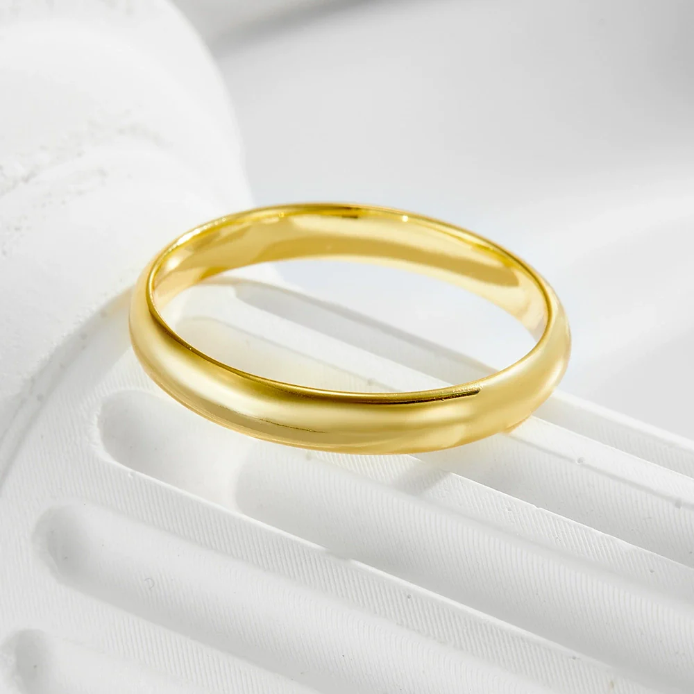Wholesale Women's Geometric Gold Plated 925 Sterling Silver Ring Jewelry - Image 2